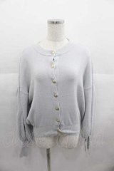 Maison de FLEUR Petite Robe canone / ハイネックニットカーディガン  アイスブルー I-25-06-29-035-EL-TO-HD-ZI