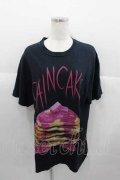 MILKBOY / PAINCAKE TEE  黒Ｘピンク I-25-06-29-040-MB-TO-HD-ZI