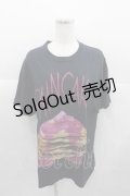 MILKBOY / PAINCAKE TEE  黒Ｘピンク I-25-06-29-040-MB-TO-HD-ZI
