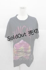 MILKBOY / PAINCAKE TEE  黒Ｘピンク I-25-06-29-040-MB-TO-HD-ZI