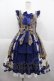 画像1: metamorphose / Royal Crown Catフリルジャンパースカート  サファイア I-25-07-06-047-ME-OP-HD-ZI (1)
