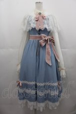 画像1: Hoshibako Works / アリス・マーガトロイド ケープ付きワンピース  青ＸピンクＸ白 I-25-07-06-049-EL-OP-HD-ZI (1)