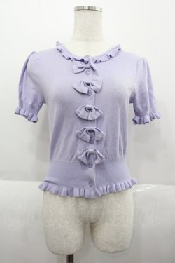 画像1: Angelic Pretty / フリルヒロインニットカーディガン  ラベンダー I-25-07-06-007-AP-TO-HD-ZI