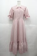m petit by misako / ギンガムチェックワンピース M ピンクＸ白チェック I-25-07-06-059-LO-OP-HD-ZI