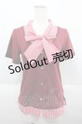 axes femme / 柄使いブロッキングPO M アカ I-25-07-06-009-AX-TO-HD-ZI
