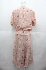 画像2: PINK HOUSE / ドットカメリア柄セットアップ  ピンク I-25-07-06-086-LO-OP-HD-ZT301 (2)
