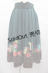 axes femme POETIQUE / ディズニー バンビ/スカート  グリーン I-25-07-06-092-AX-SK-HD-ZI
