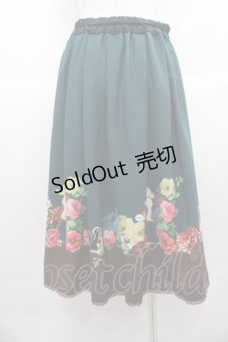 画像2: axes femme POETIQUE / ディズニー バンビ/スカート  グリーン I-25-07-06-092-AX-SK-HD-ZI