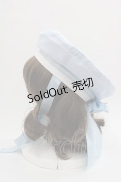 画像2: metamorphose / セーラーベレー帽（ワッペン付）  サックス I-25-07-06-111-ME-AC-HD-ZI