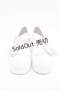BABY,THE STARS SHINE BRIGHT / ハートバックルシューズ M 白 I-25-07-06-115-BA-SH-HD-ZI
