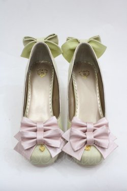 画像1: BABY,THE STARS SHINE BRIGHT / Marie Antoinette パンプス M レモン I-25-07-06-120-BA-SH-HD-ZI