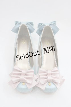 画像1: BABY,THE STARS SHINE BRIGHT / Marie Antoinette パンプス M サックス I-25-07-06-122-BA-SH-HD-ZI