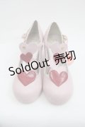 BABY,THE STARS SHINE BRIGHT / LOVE HEARTシューズ M ピンク I-25-07-06-123-BA-SH-HD-ZI