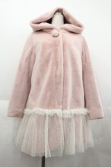 mille fille closet by LODISPOTTO / ふわふわエンジェルSweetファーコート  ピンク I-25-07-06-032-LO-CO-HD-ZI