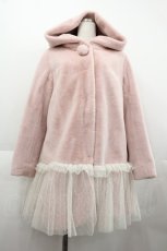 画像1: mille fille closet by LODISPOTTO / ふわふわエンジェルSweetファーコート  ピンク I-25-07-06-032-LO-CO-HD-ZTC075 (1)