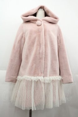 画像1: mille fille closet by LODISPOTTO / ふわふわエンジェルSweetファーコート  ピンク I-25-07-06-032-LO-CO-HD-ZI