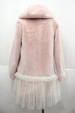 画像2: mille fille closet by LODISPOTTO / ふわふわエンジェルSweetファーコート  ピンク I-25-07-06-032-LO-CO-HD-ZTC075 (2)