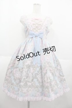 画像1: Angelic Pretty / アレルキナーダ切替ジャンパースカート  ピンク I-25-07-06-035-AP-OP-HD-ZI