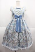 Angelic Pretty / アレルキナーダ切替ジャンパースカート  サックス I-25-07-06-036-AP-OP-HD-ZI
