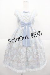 Angelic Pretty / アレルキナーダ切替ジャンパースカート  サックス I-25-07-06-036-AP-OP-HD-ZI