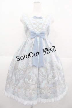画像1: Angelic Pretty / アレルキナーダ切替ジャンパースカート  サックス I-25-07-06-036-AP-OP-HD-ZI