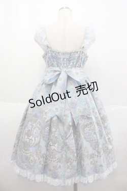 画像2: Angelic Pretty / アレルキナーダ切替ジャンパースカート  サックス I-25-07-06-036-AP-OP-HD-ZI