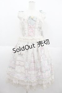 Angelic Pretty / Antoinette Decorationビスチェ風ジャンパースカート  アイボリー I-25-07-06-037-AP-OP-HD-ZI