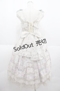 画像2: Angelic Pretty / Antoinette Decorationビスチェ風ジャンパースカート  アイボリー I-25-07-06-037-AP-OP-HD-ZI