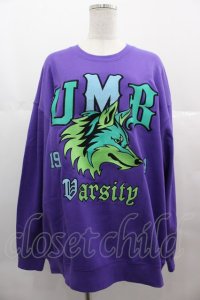 MILKBOY / UMB WOLF SWEATS  パープル I-25-07-09-047-MB-TO-HD-ZI