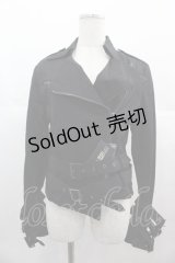 BPN / ベルテッドライダースジャケット  黒 I-25-07-09-050-GO-JA-HD-ZI