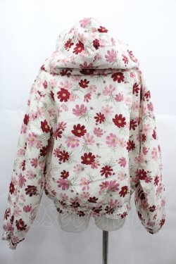 画像2: PINK HOUSE / コスモスプリントフード付きブルゾン 4(L) アイボリーＸピンク I-25-07-09-057-LO-JA-HD-ZI
