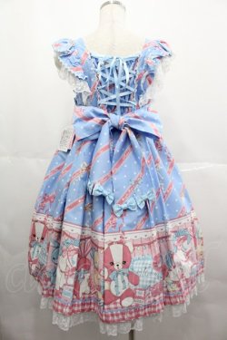 画像2: Angelic Pretty / MELODY TOYSハイウエストジャンパースカート  サックス I-25-07-09-061-AP-OP-HD-ZI
