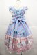 画像2: Angelic Pretty / MELODY TOYSハイウエストジャンパースカート  サックス I-25-07-09-061-AP-OP-HD-ZI (2)