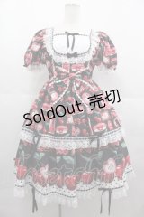 Angelic Pretty / Cherry Jam Labelワンピース  黒 I-25-07-09-062-AP-OP-HD-ZI