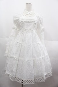 BABY,THE STARS SHINE BRIGHT / はわせドールワンピース&ヘッドドレス  白 I-25-07-09-064-BA-OP-HD-ZI