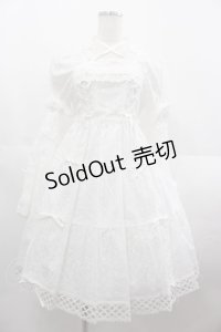 BABY,THE STARS SHINE BRIGHT / はわせドールワンピース&ヘッドドレス  白 I-25-07-09-064-BA-OP-HD-ZI