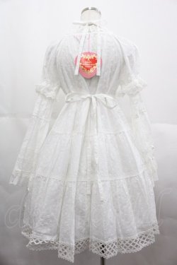 画像2: BABY,THE STARS SHINE BRIGHT / はわせドールワンピース&ヘッドドレス  白 I-25-07-09-064-BA-OP-HD-ZI