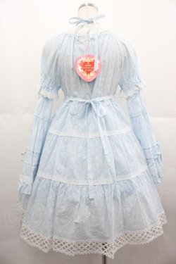 画像2: BABY,THE STARS SHINE BRIGHT / はわせドールワンピース&ヘッドドレス  サックス I-25-07-09-065-BA-OP-HD-ZI