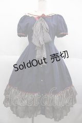 ALICE and the PIRATES / マリーニセーラーワンピース  ネイビー I-25-07-09-071-PA-OP-HD-ZI