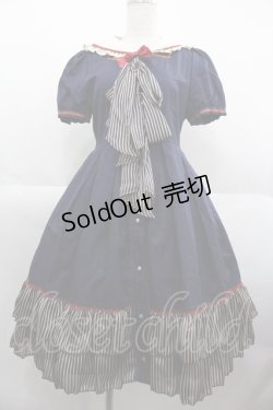 画像1: ALICE and the PIRATES / マリーニセーラーワンピース  ネイビー I-25-07-09-071-PA-OP-HD-ZI