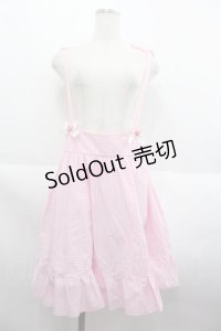 Nile Perch / ハートリボンギンガムチェックベビードール  ピンクＸ白チェック I-25-07-09-080-LO-OP-HD-ZI