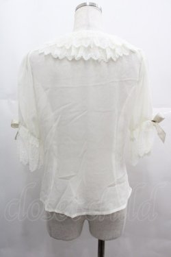 画像2: BABY,THE STARS SHINE BRIGHT / Fluffy Dream Ribbonブラウス  アイボリー I-25-07-09-009-BA-BL-HD-ZI