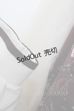 画像4: axes femme / ビスチェ切替Aライン花柄ワンピース  アイボリーＸボルドー I-25-07-09-089-AX-OP-HD-ZI