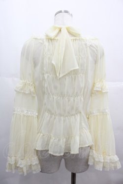 画像2: BABY,THE STARS SHINE BRIGHT / シフォンプリンセスドレスブラウス  イエロー I-25-07-09-010-BA-BL-HD-ZI