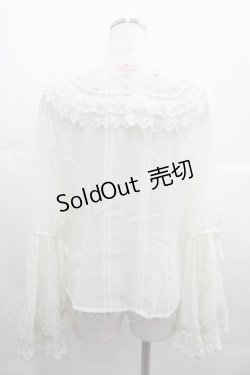 画像2: BABY,THE STARS SHINE BRIGHT / Lady Victorian Jewelryブラウス  生成り I-25-07-09-011-BA-BL-HD-ZI