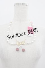 Angelic Pretty / Charming Cherryネックレス  白Ｘ赤 I-25-07-09-116-AP-AC-HD-ZI