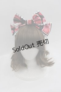 Angelic Pretty / Cherry Jam Labelカチューシャ  黒 I-25-07-09-120-AP-AC-HD-ZI