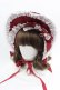画像1: BABY,THE STARS SHINE BRIGHT / Eleonoreボンネット  エンジ I-25-07-09-121-BA-AC-HD-ZI (1)