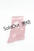 PINK HOUSE / sweets lop ear bunnyソックス  赤 I-25-07-09-125-LO-ZA-HD-ZI