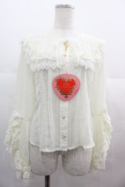 画像1: BABY,THE STARS SHINE BRIGHT / St.Mary Holy Cardブラウス  生成り I-25-07-09-003-BA-BL-HD-ZI
